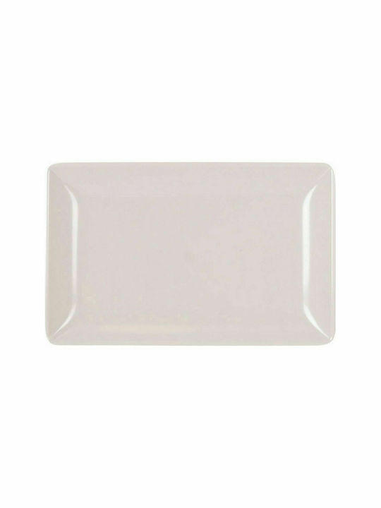 Serving Platter Rectangular White 20x13cm