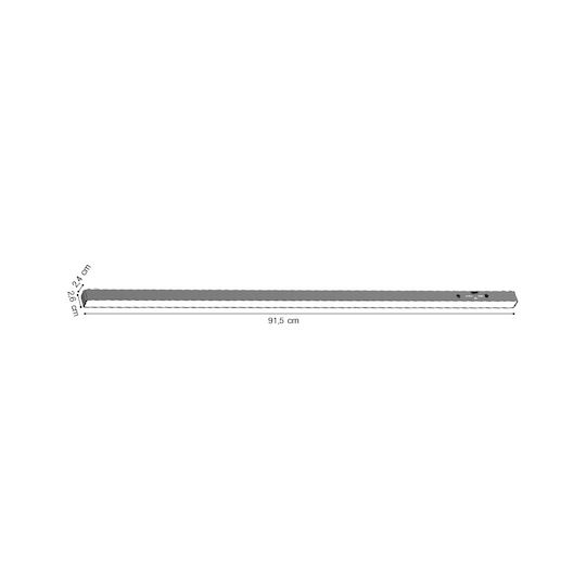 Inlight Commercial Linear LED Ceiling Light 30W L91.5xD2.4xH2.6cm