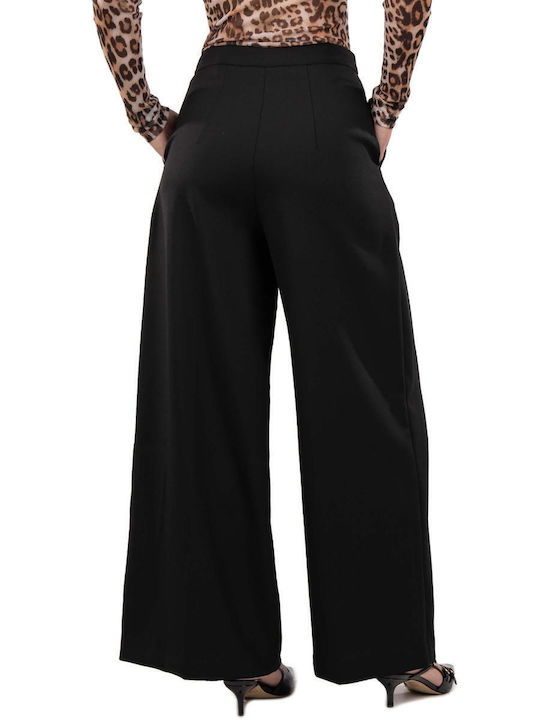 Psophia Women's High-waisted Fabric Trousers Black