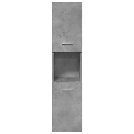 vidaXL Πάγκος με Νιπτήρα & Καθρέπτη Μ41xΒ38.5xΥ46cm Γκρι Σκυροδέματος