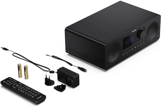 Sharp Аудиосистема 2 XL-B720D 30W с CD Player, WiFi и Bluetooth Черен