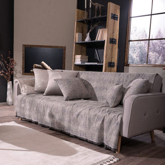 Teoran Toronto Ριχτάρι Τριθέσιου Καναπέ Chenille 180x300εκ. 07