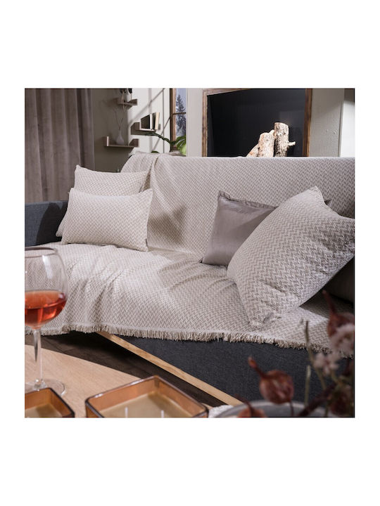 Teoran Kingston Ριχτάρι Πολυθρόνας Chenille 180x150εκ. 01
