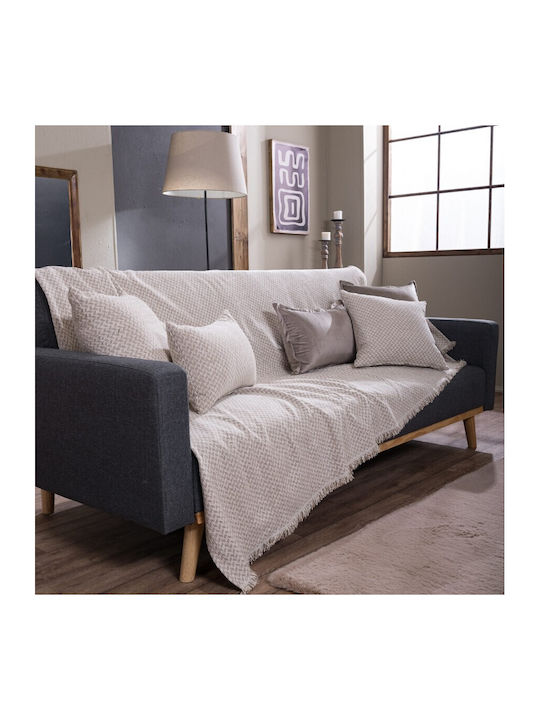 Teoran Kingston Ριχτάρι Πολυθρόνας Chenille 180x150εκ. 01