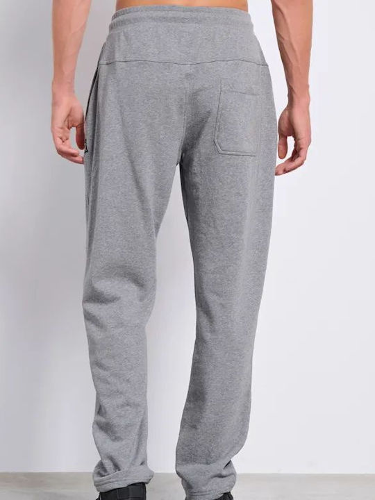 BodyTalk Men's Sweatpants with Rubber Melange Gray