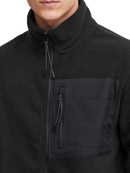 Herren Fleecejacke Black