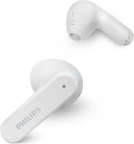 Philips TAT2139 Earbud Bluetooth Handsfree Earphones with Sweat Resistance and Charging Case White