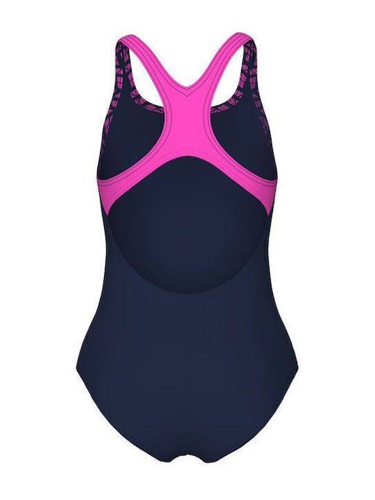 Arena Kinder Badeanzug Einteilig Navy/shocking Pink