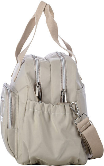 FreeOn Shoulder/Hand Diaper Bag Beige