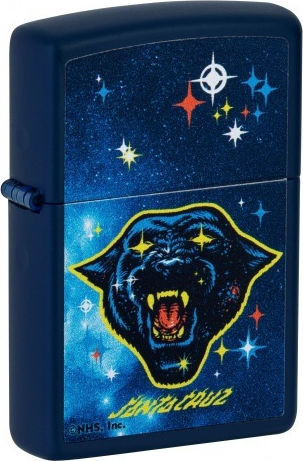 Zippo Santa Cruz Αντιανεμικός Αναπτήρας Φλόγας σε Μπλε χρώμα