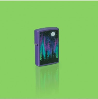 Zippo Lights Αντιανεμικός Αναπτήρας Φλόγας σε Μωβ χρώμα
