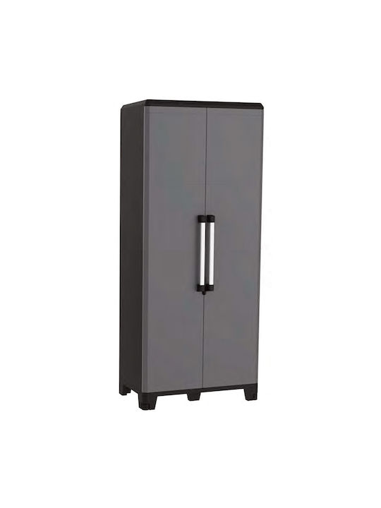 Δίφυλλη Ντουλάπα Transforming Pro Πλαστική με 3 Ράφια 78x43.6x184.4εκ.