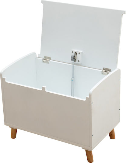 Polihome din Lemn Loria Alb 50x30x39cm 1buc