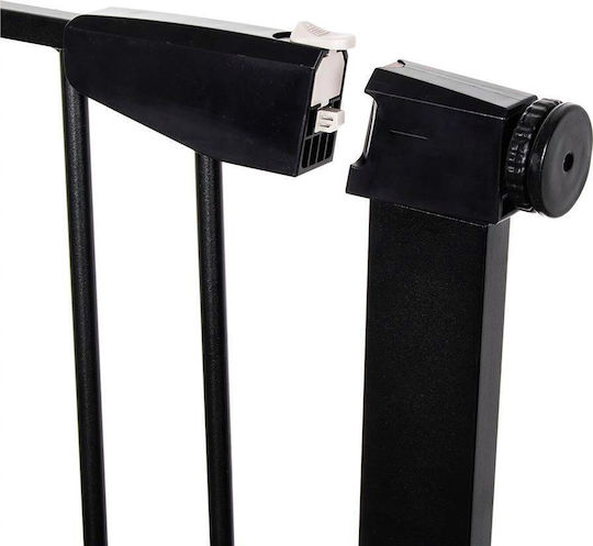 Safety Gate Stairs Adjustable 103-110 Cm Steel Black
