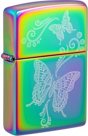 Zippo Butterfly Windproof Lighter Flame Multicolour