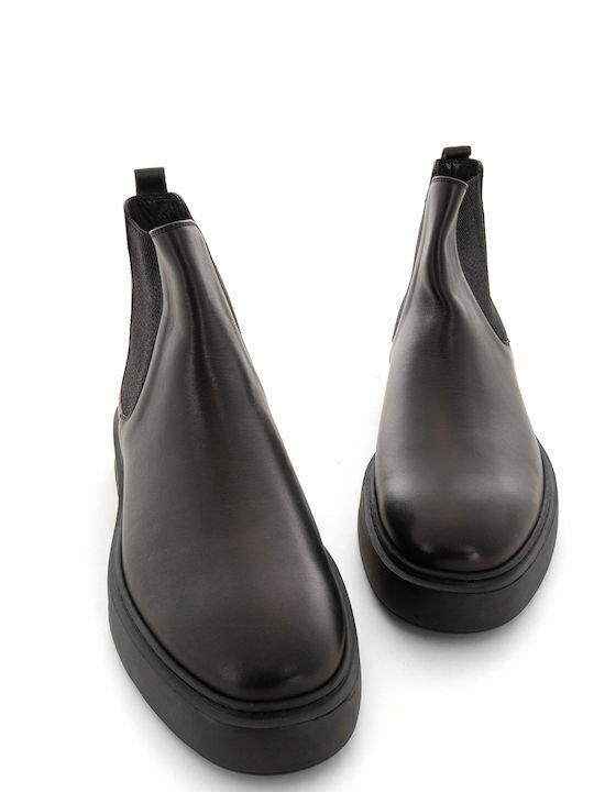 Leather Black Chelsea Boots