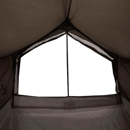vidaXL Campingzelt Hütte Braun für 2 Personen 200x124x98cm