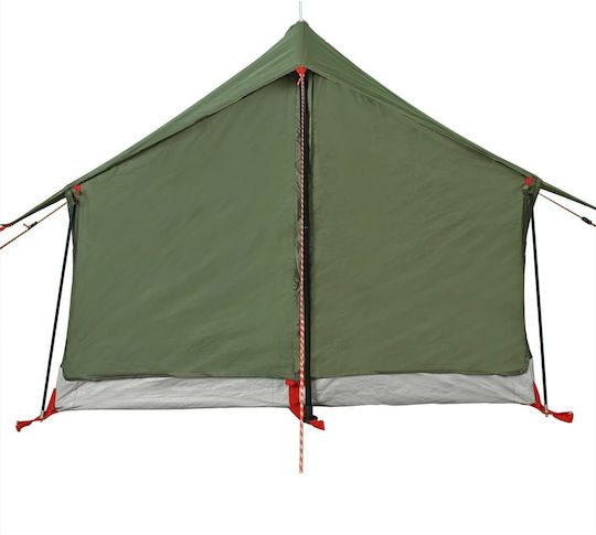 vidaXL Къмпинг шатра Зелен за 2 Човека 200x124x98см. Маслинено - Зелено