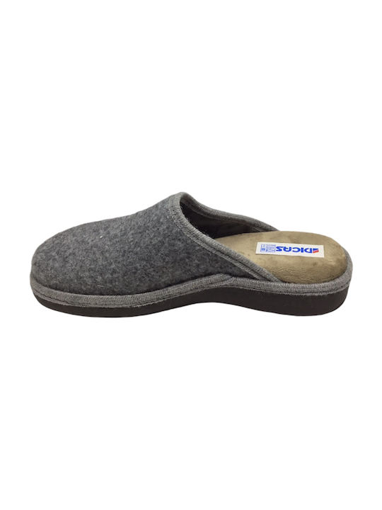 Dicas Men's Slipper Gray