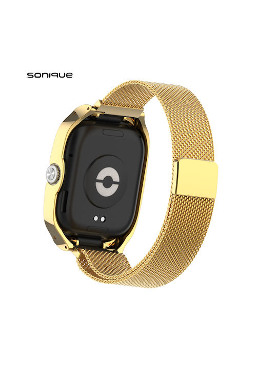 Edelstahl Milanese Klassisches Armband Sonique Xiaomi Redmi Watch 4 Bronze