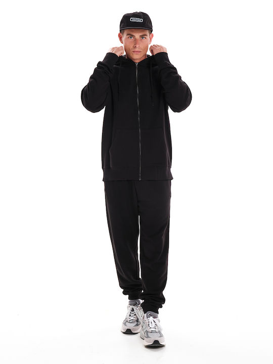 Hooded Cardigan Black
