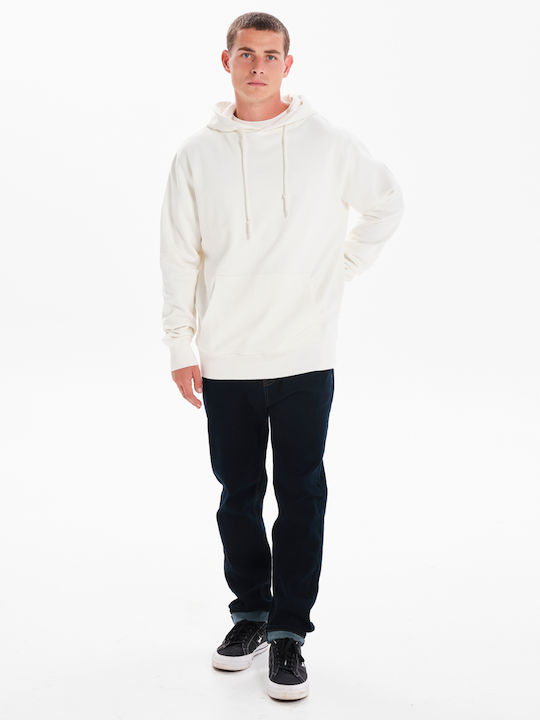 Sweatshirt Mit Kapuze Weiß