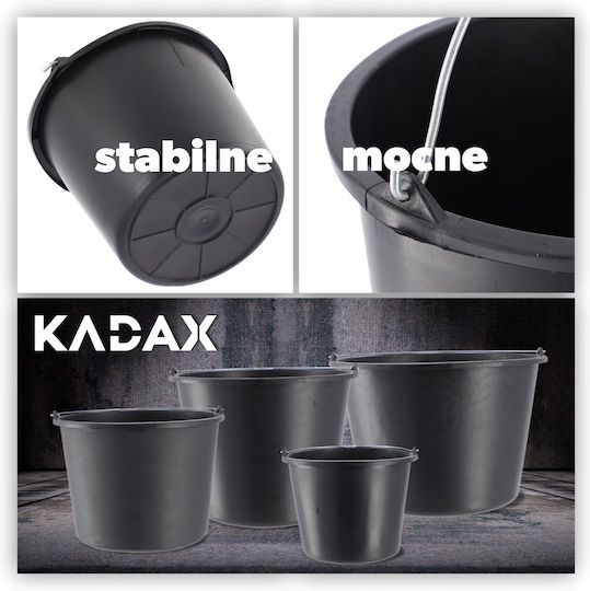 Kadax Construction Bucket Handle Plastic Round 5l
