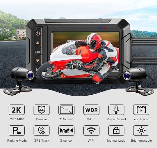Autokamera DVR 1080P mit Bildschirm 3"