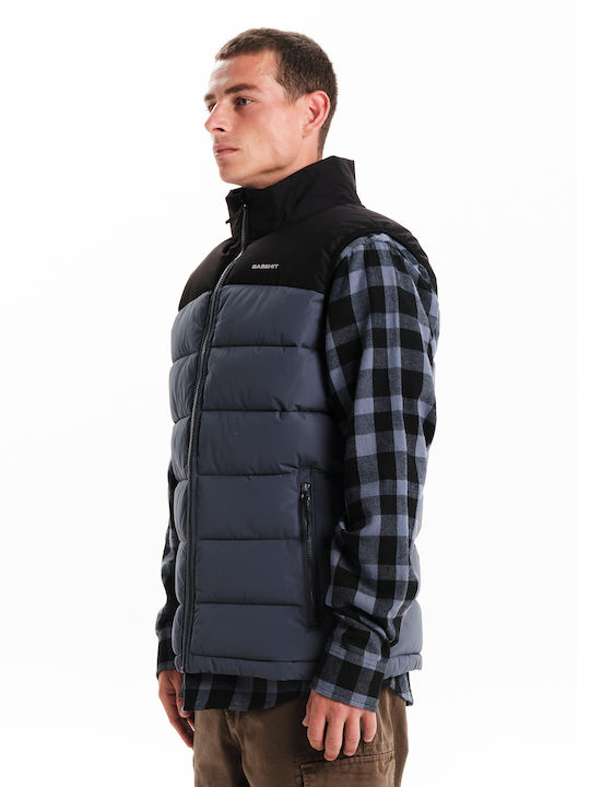 Basehit Men's Sleeveless Puffer Jacket Navy Blue