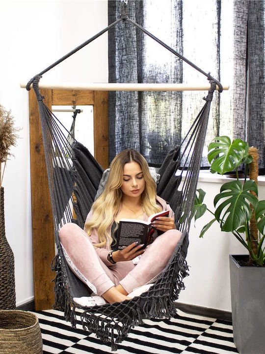 Single Hammock Gray 130x100cm