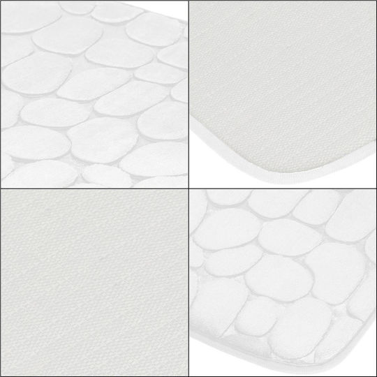 Bath Mat White 80x50cm Bath Mat White 80x50cm