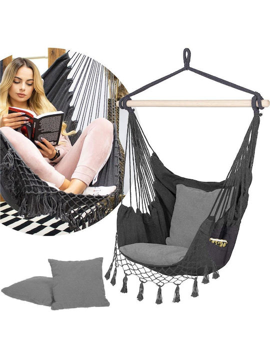 Single Hammock Gray 130x100cm
