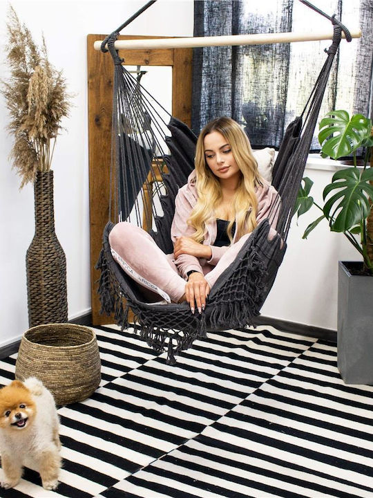 Single Hammock Gray 130x100cm