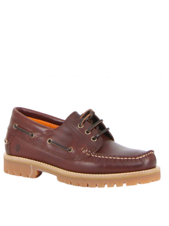 Main Newton Men's Boat Shoes Brown
