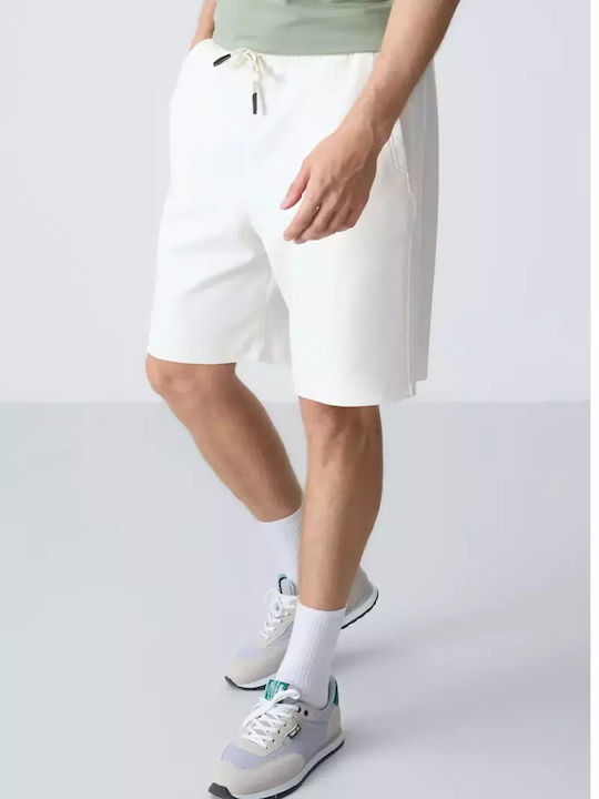 Men's Athletic Shorts Ecru