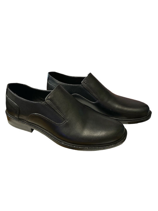 Next Step Shoes Leder Herren Freizeitschuhe Schwarz