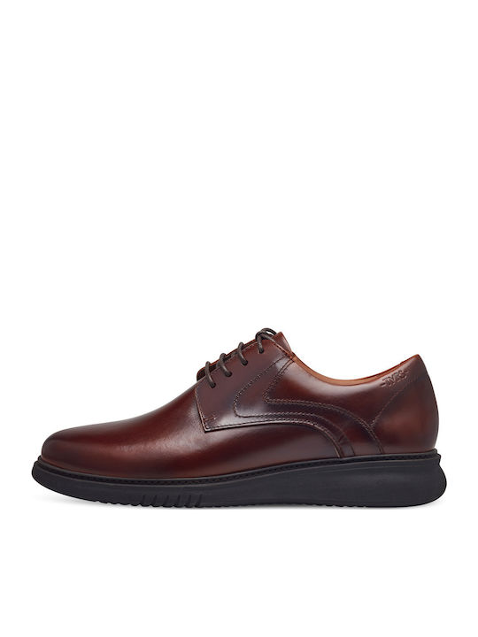 Men's Leather Casual Shoes Cognac