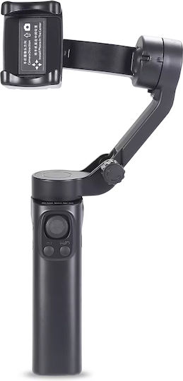 Techsuit F5 Plus Phone Gimbal with 3 Axis Stabilization and 7 Operating Hours Black