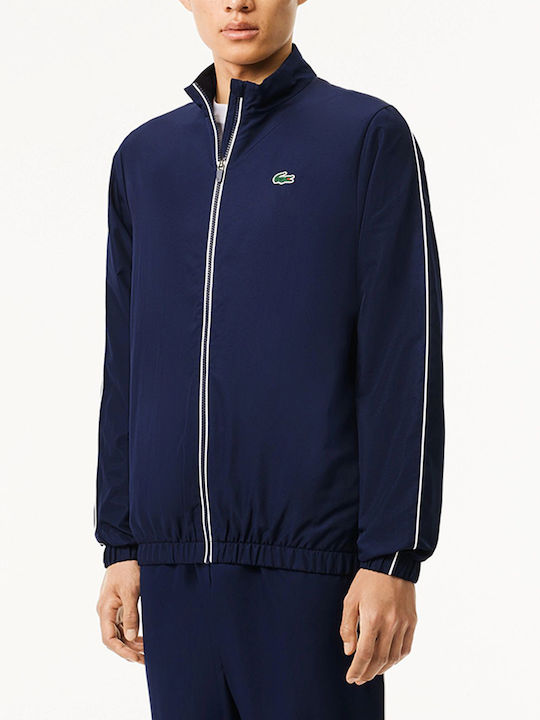 Лъскав с Ластик Navy Blue