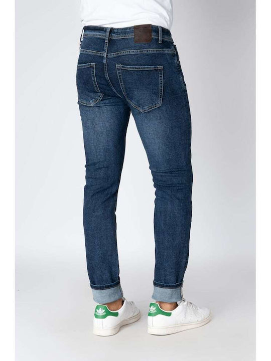 Men's Jeans Pants with Skinny Fit Navy Blue