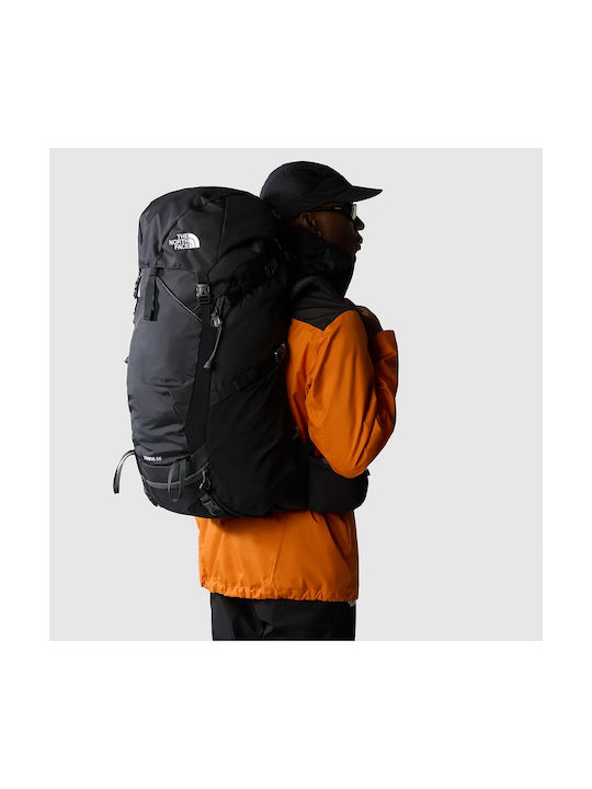 The North Face Terra 55 Планински раница 55лт Водоустойчива Черен