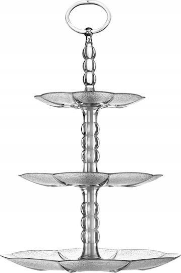 Kadax Two-Tier Cake Fruit Dessert Plate