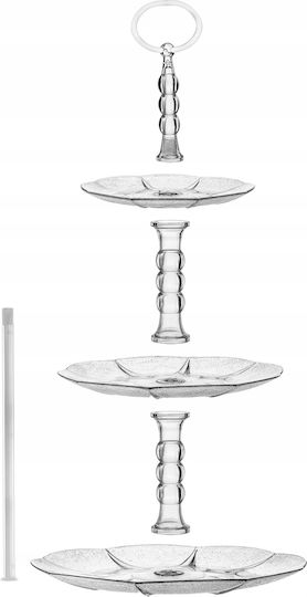 Kadax Two-Tier Cake Fruit Dessert Plate