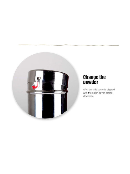 Zola Kitchen Shaker Zahăr Cacao Condimente Piper Sare Ciocolată Tip Shaker din Oțel Inoxidabil