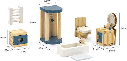 Viga Toys Furniture for Dollhouse
