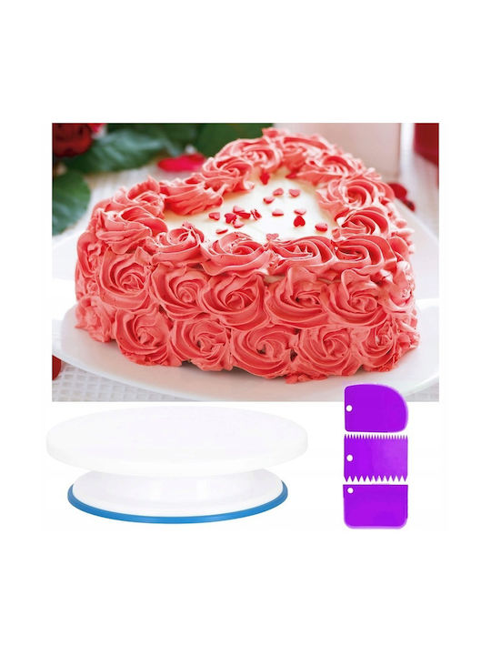 Pastry Set Rotating Platter 137 Pieces Templates Decorating Cakes