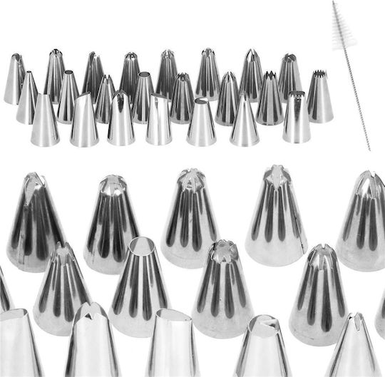 Pastry Set Rotating Platter 37 Pieces Templates Decorating Cakes