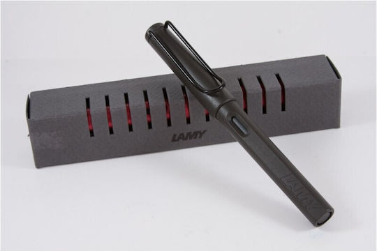 Lamy Safari Fountain Pen Broad Grey Made of Plastic with Black Ink