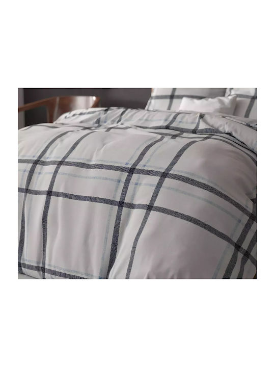 Sleeptime Duvet Cover Set Single with Pillowcase 140x220 White
