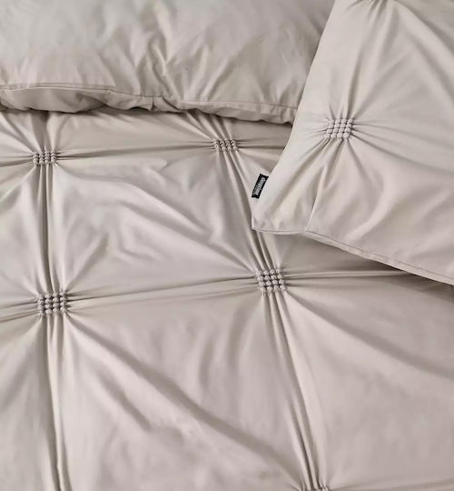 Sleeptime Παπλωματοθήκη Διπλή 200x200 Taupe